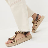 Loeffler Randall - Ozzy Brown/Butter Sport Sandal