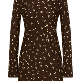 Faithfull - Lilou Mini Dress Clover Brown - Final Sale