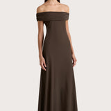 Faithfull - Sofie Maxi Dress Chocolate Brown - Final Sale