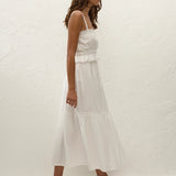Faithfull - Venta Midi Skirt White