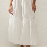 Faithfull - Venta Midi Skirt White