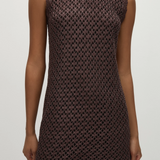 Faithfull - Cyrene Mini Dress Floral Lace Brown