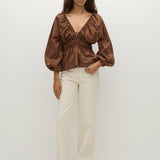 Faithfull - Lina Top Chestnut Brown
