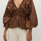Faithfull - Lina Top Chestnut Brown