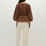 Faithfull - Lina Top Chestnut Brown