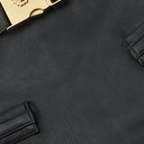 L'AGENCE - Yvette Vegan Leather Mini Skirt