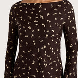 Faithfull - Lilou Mini Dress Clover Brown - Final Sale