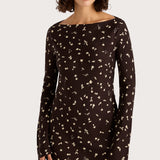 Faithfull - Lilou Mini Dress Clover Brown - Final Sale