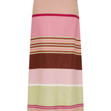 Faithfull - Martina Maxi Skirt Barragan Stripe Dusty Mauve