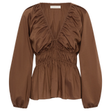 Faithfull - Lina Top Chestnut Brown