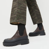 Loeffler Randall - Suri Brown Leather Weather Boot