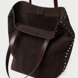 Loeffler Randall - Walker Brown/Silver Suede Tote