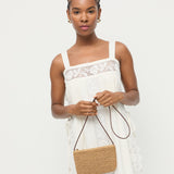Loeffler Randall - Yasmine Brown/Espresso Crochet Crossbody