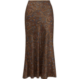 Veronica Beard - Clover Stretch-Silk Midi Skirt