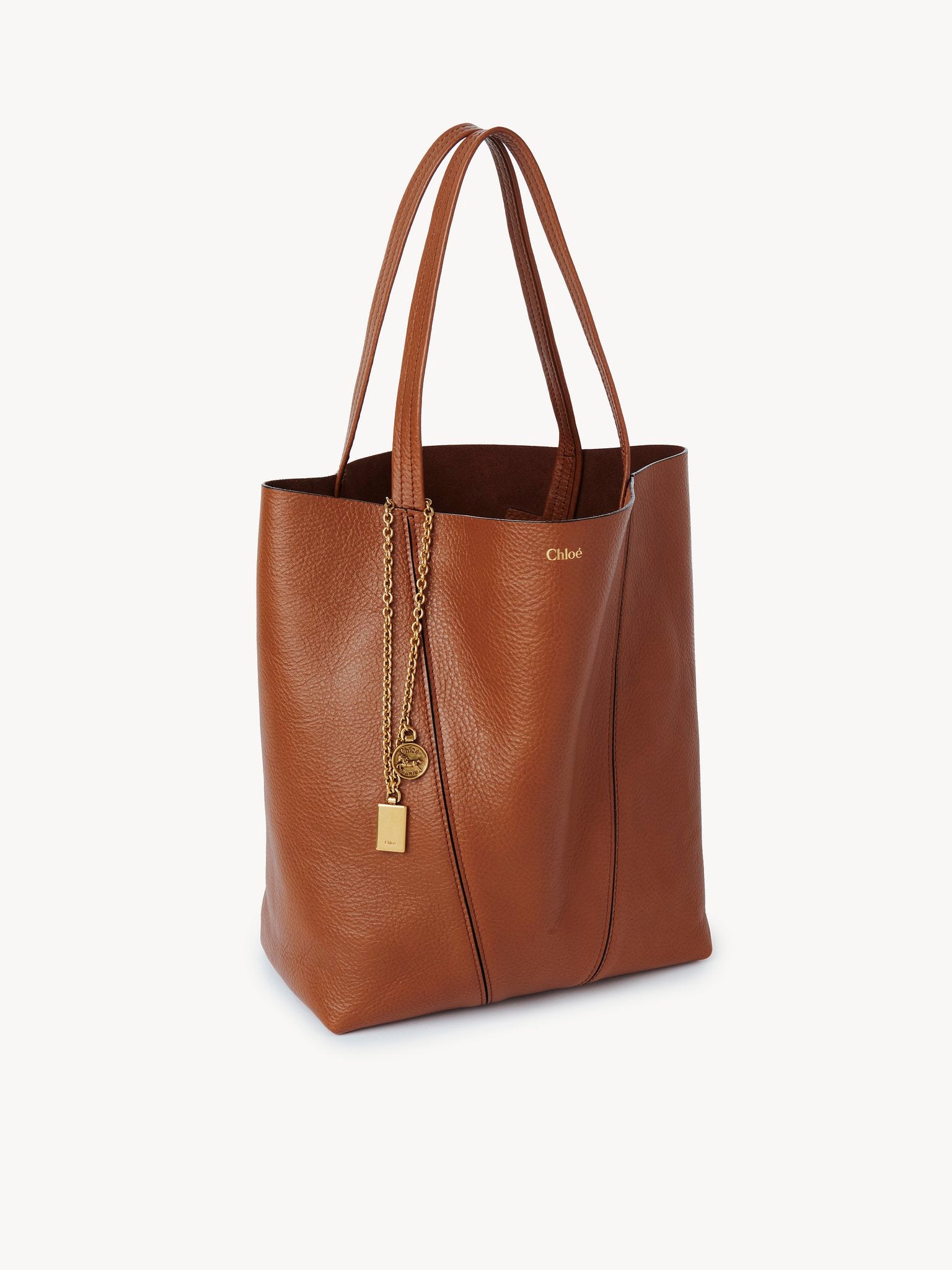 Chloé Chloé - Chloé Spin tote bag in grained leather