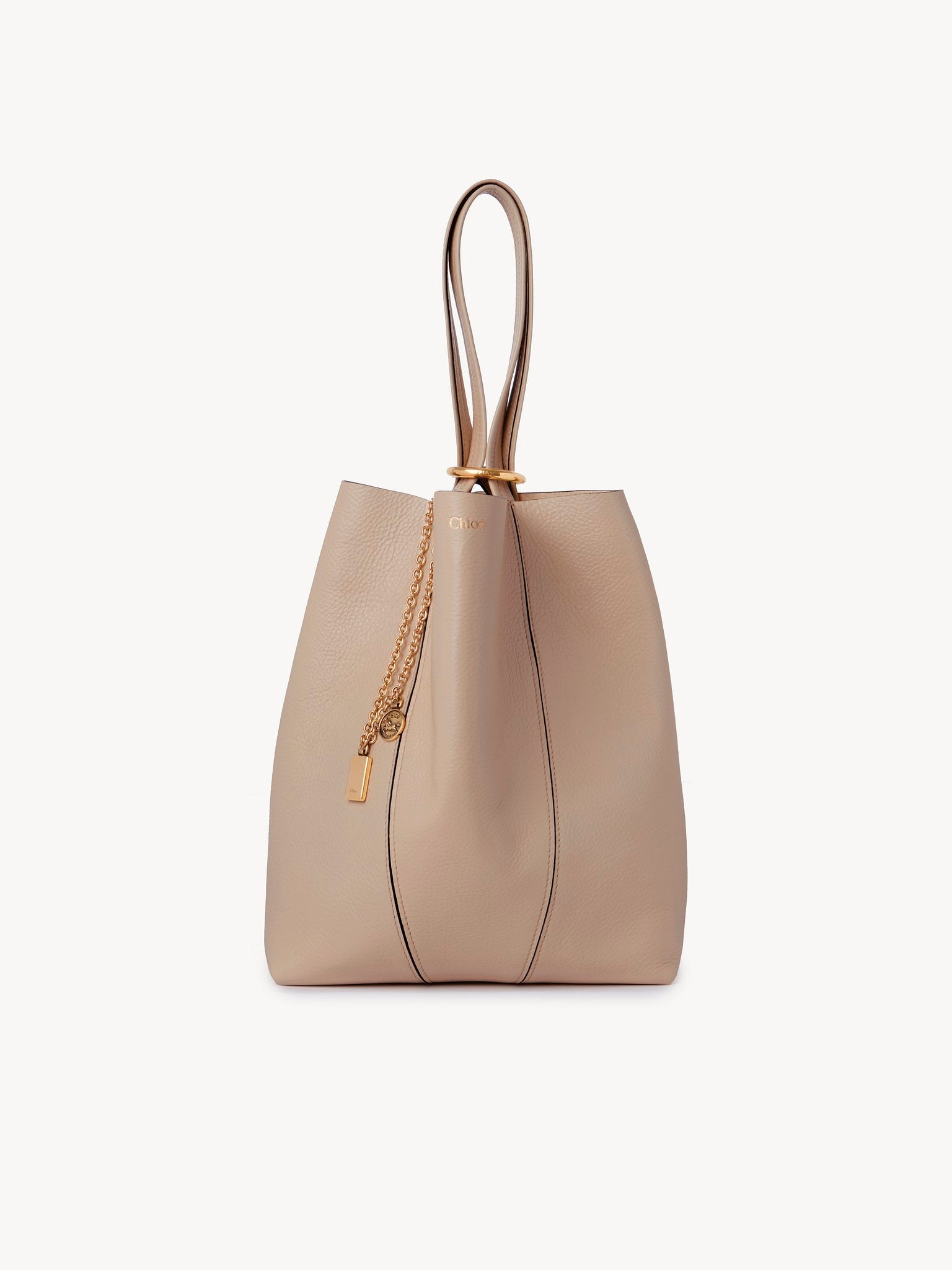Chloé Chloé - Chloé Spin tote bag in grained leather