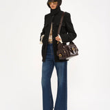 Chloé Chloé - Camera bag in croco-effect leather