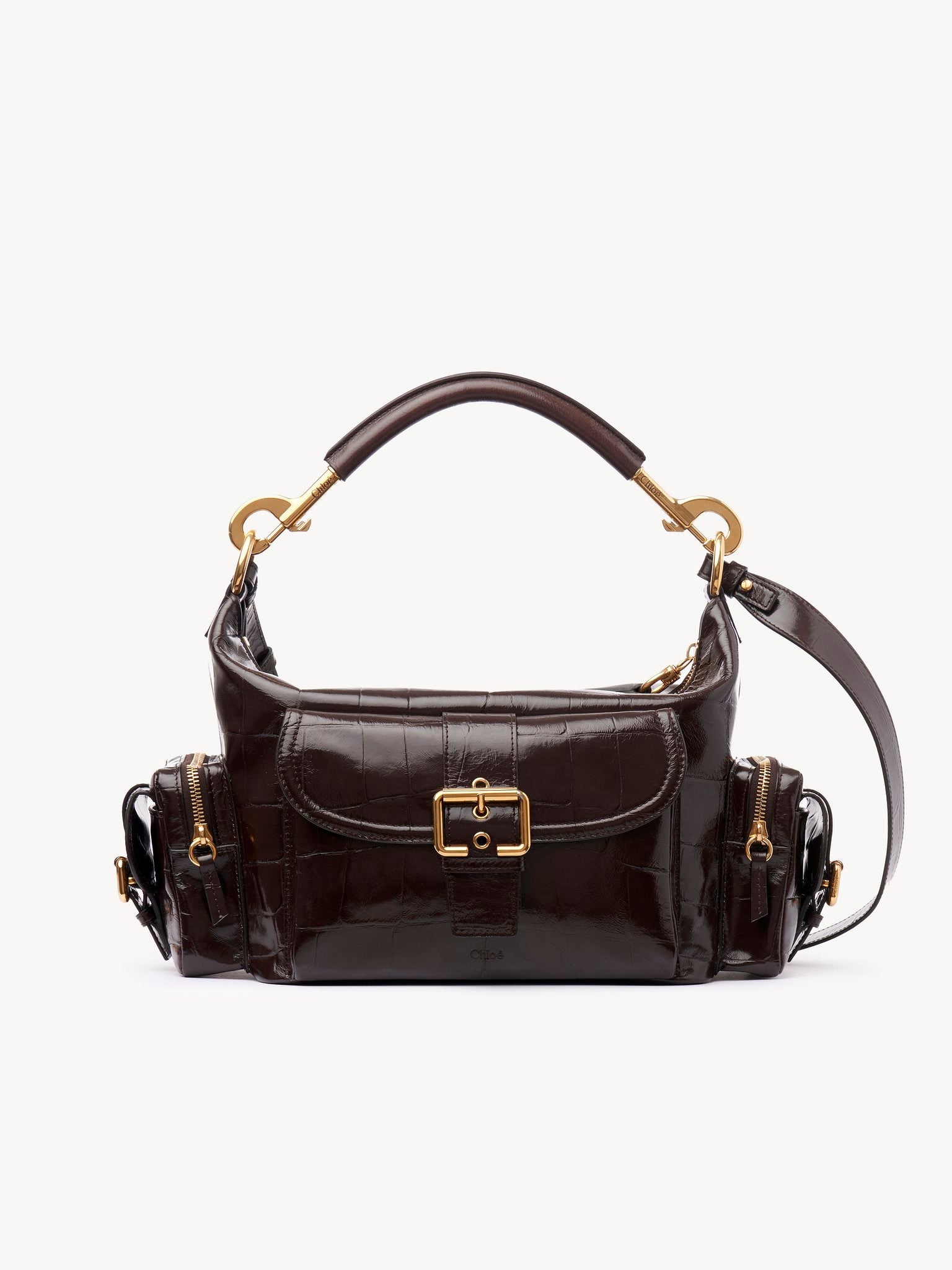Chloé Chloé - Camera bag in croco-effect leather