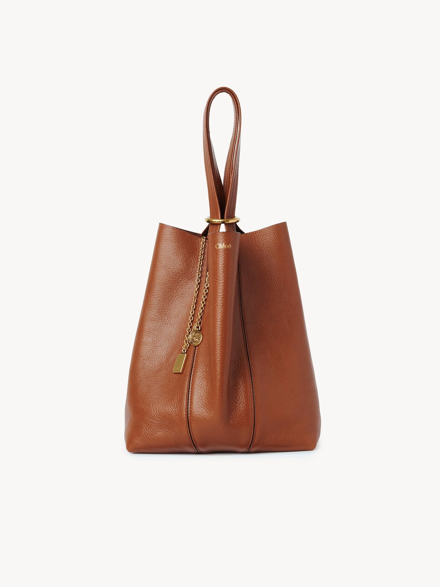 Chloé Chloé - Chloé Spin tote bag in grained leather