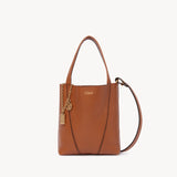 Chloé Chloé - Small Chloé Spin tote bag in grained leather