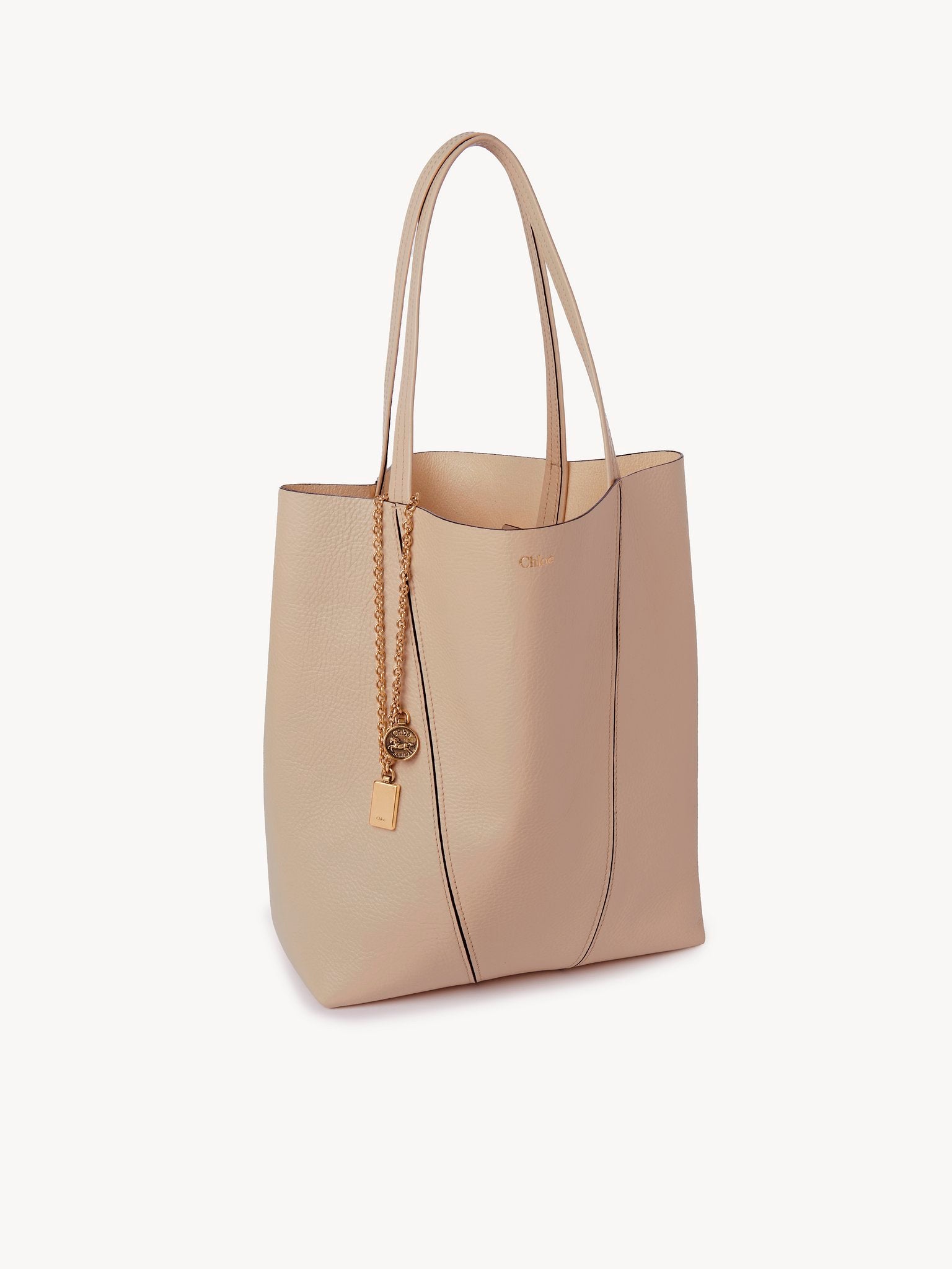 Chloé Chloé - Chloé Spin tote bag in grained leather