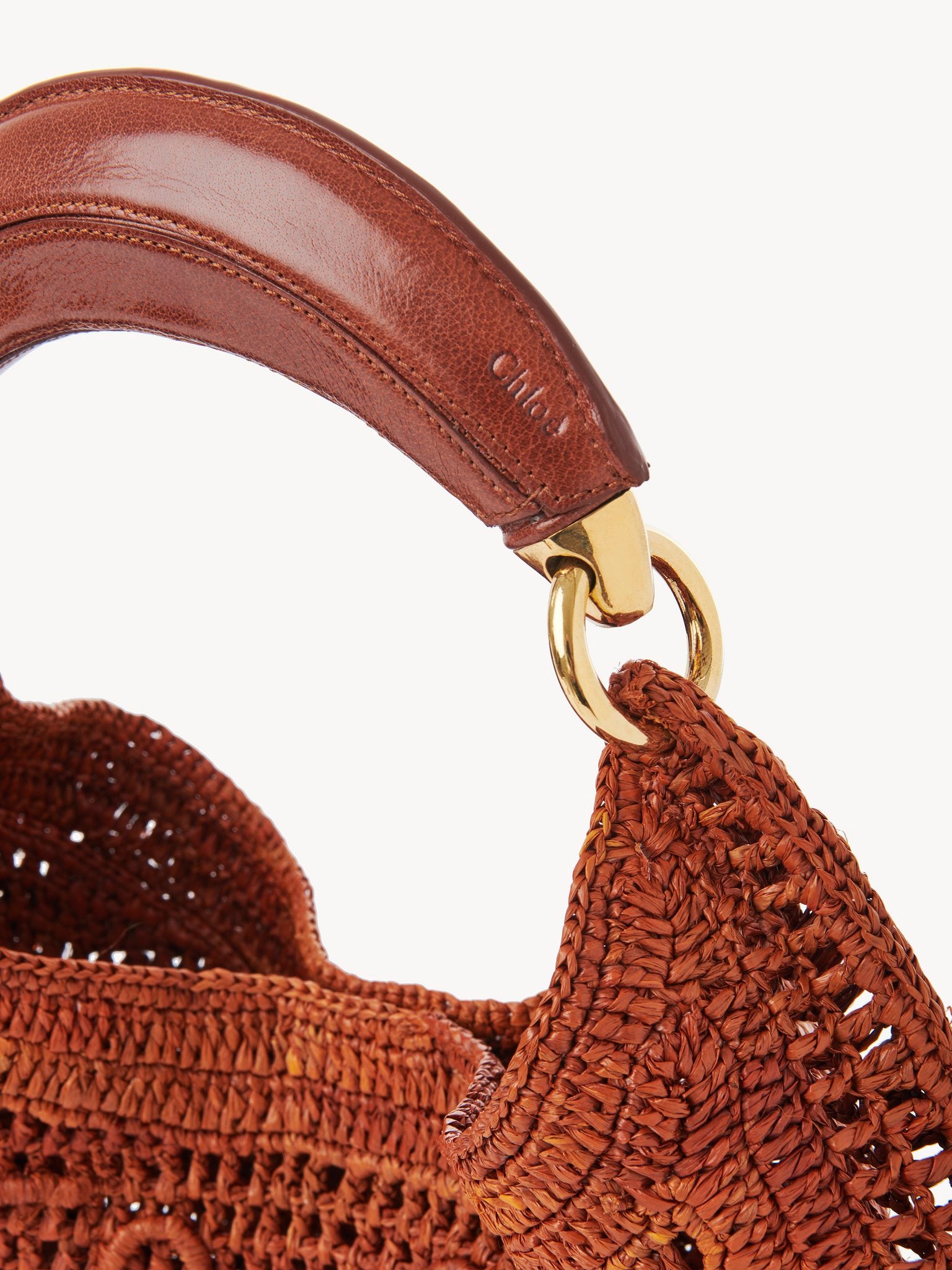 Chloé Chloé - Summer Banana hobo bag in raffia