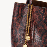 Chloé Chloé - Chloé Spin tote bag in python-effect leather