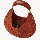 Chloé Chloé - Summer Banana hobo bag in raffia