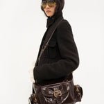 Chloé Chloé - Camera bag in croco-effect leather