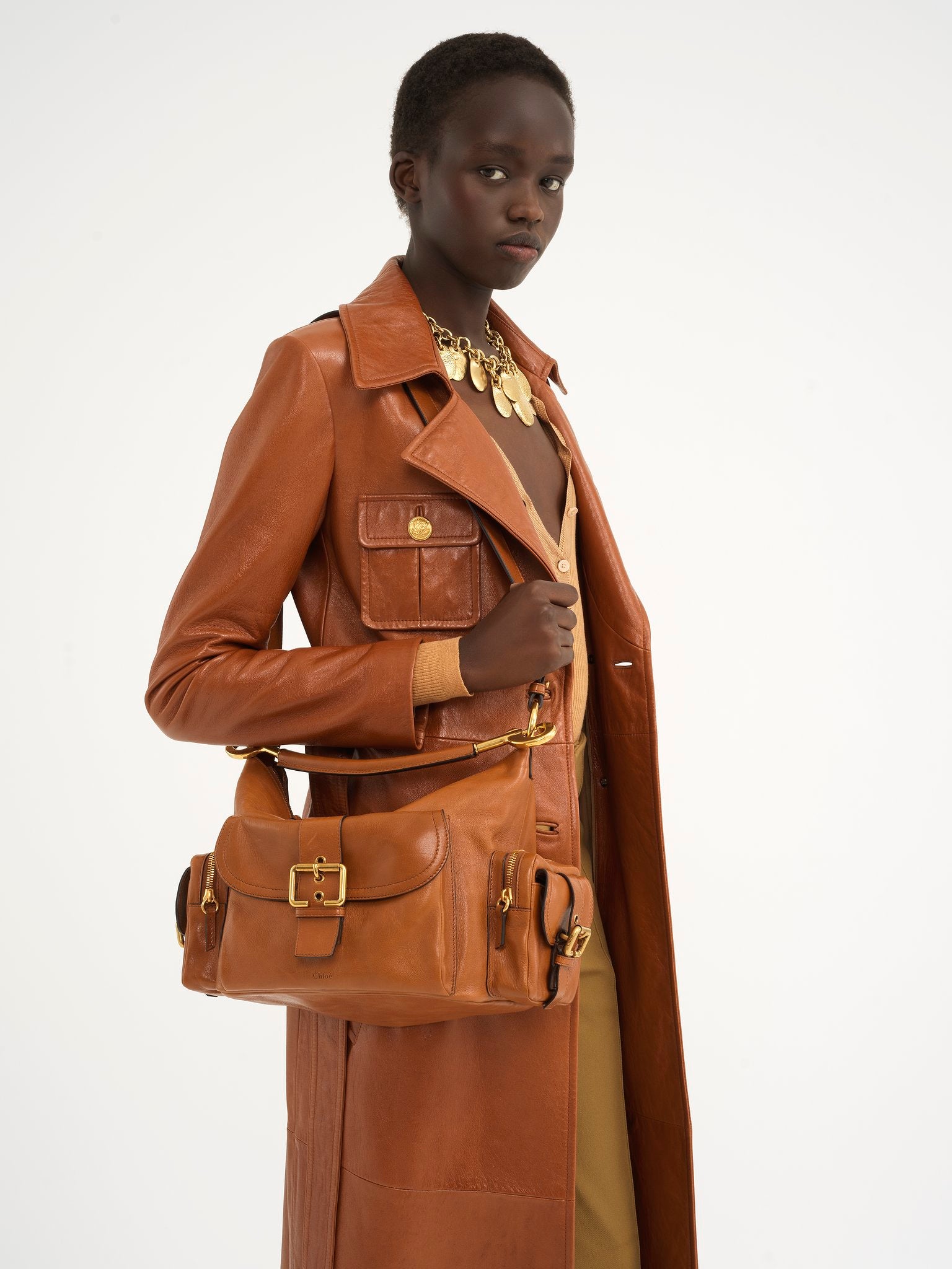 Chloé Chloé - Camera bag in shiny leather