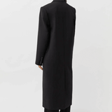 Camilla and Marc Derby Tailored Wool Coat Black