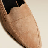 The Pippen Loafer in Beige Suede