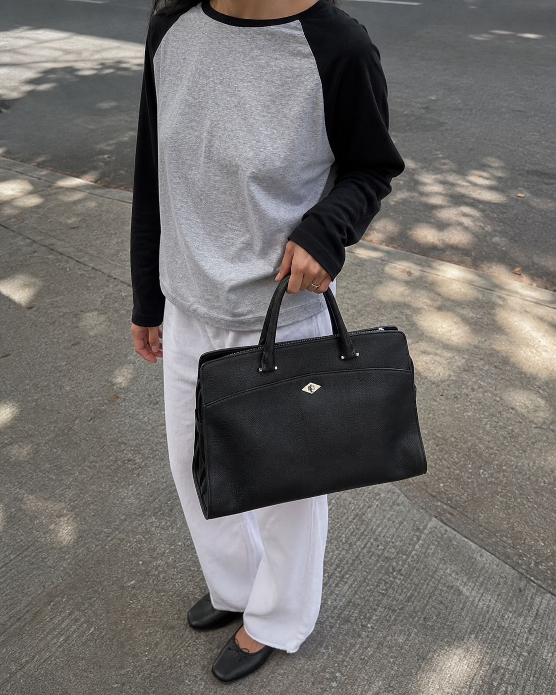 Private Eye carried with a casual street outfit