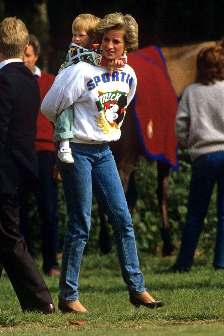 Princess Diana sporty chic style 