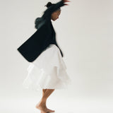 ROHE - Kiku skirt | optic white