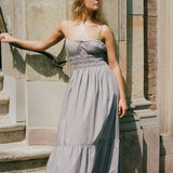 Faithfull - Sofie Maxi Dress Hanne Gingham Espresso