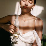 Kinn - Baroque Pearl Hoop Earrings