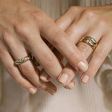 Kinn - Dare To Love Classic Hollow Dome Ring Gold