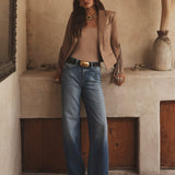L'AGENCE - Vashti Fringed Leather Blazer