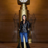 L'AGENCE - Kenzie Leather Blazer