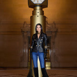 L'AGENCE - Kenzie Leather Blazer