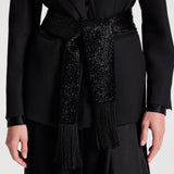 TWP - JN Beaded Scarf in Bugle Bead