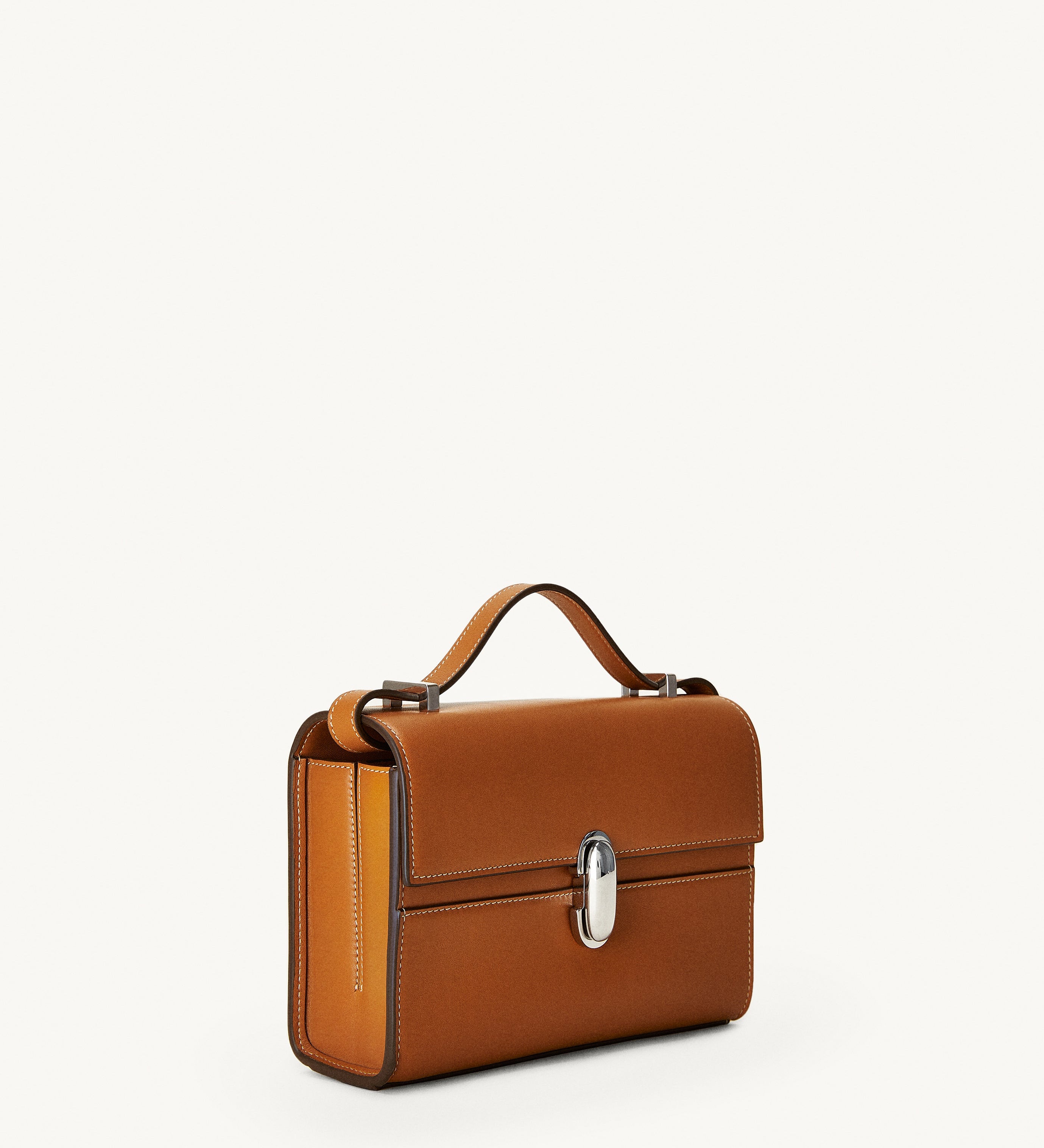 SAVETTE - Symmetry 19 in Saddle Leather