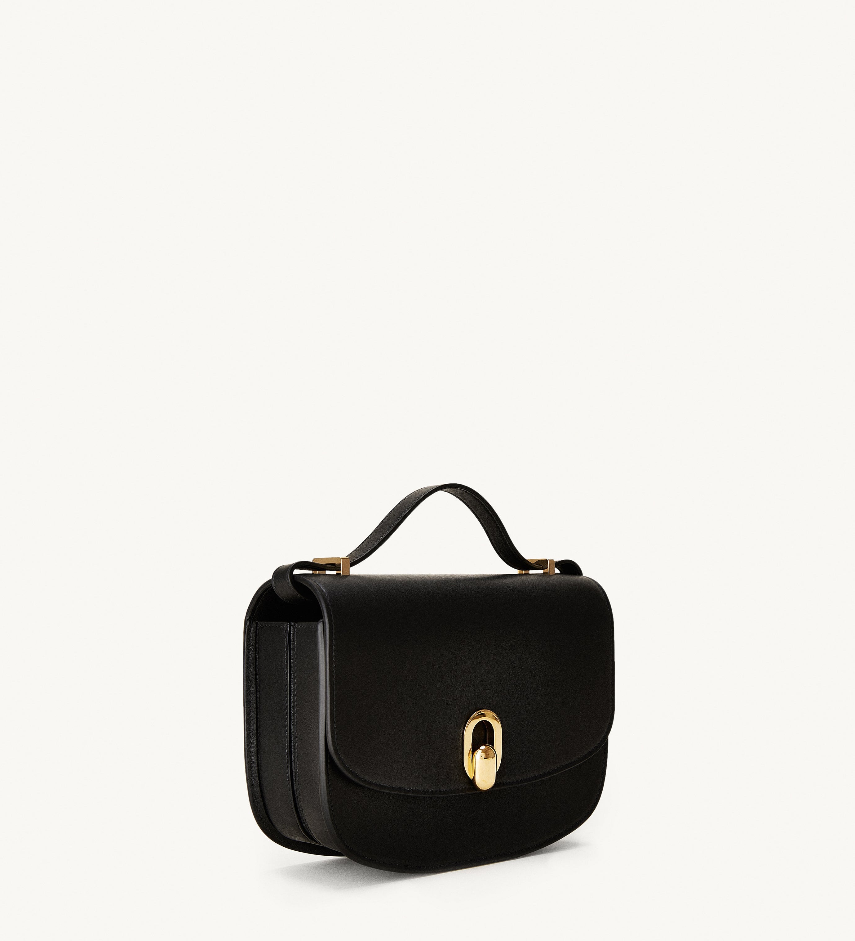 SAVETTE - Tondo 22 in Black Leather