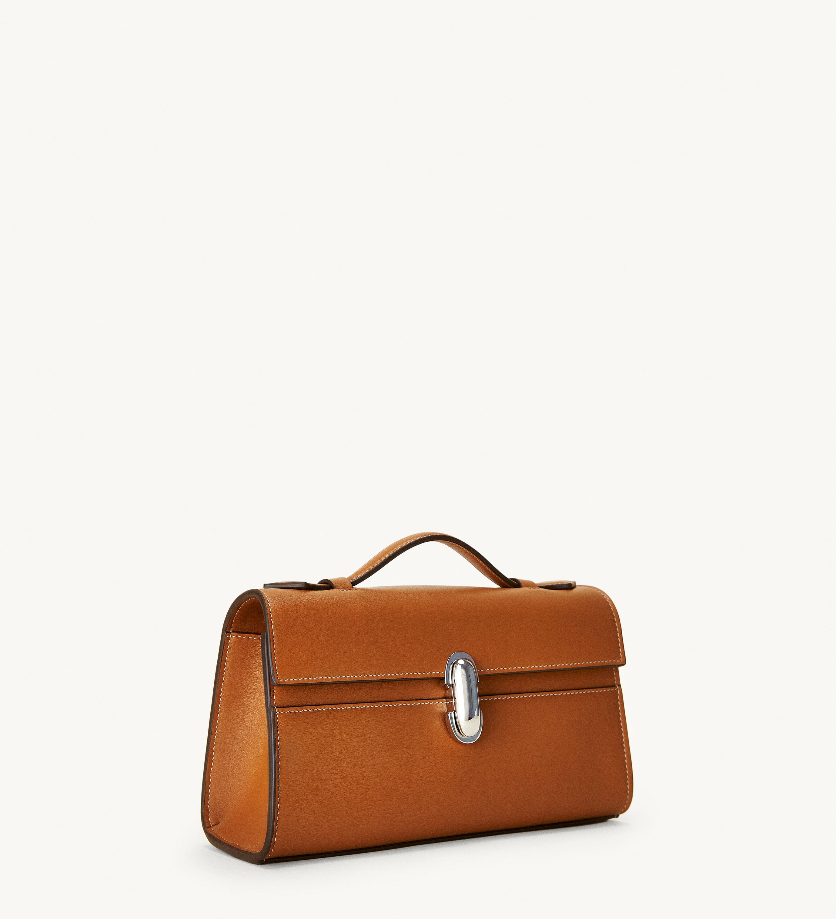 SAVETTE - Symmetry Pochette in Saddle Leather