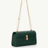 SAVETTE - Symmetry Chain Pochette in Pine Leather