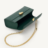 SAVETTE - Symmetry Chain Pochette in Pine Leather
