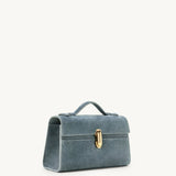 SAVETTE - Symmetry Pochette in Denim Suede
