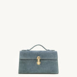 SAVETTE - Symmetry Pochette in Denim Suede