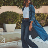 L'AGENCE - Bradley Denim Trench